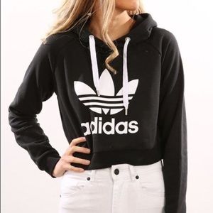 Adidas cropped hoodie